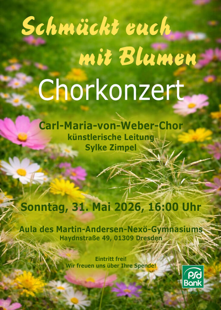 Herzliche Einladung zu unserem Frühjahrskonzert! Herzliche Einladung